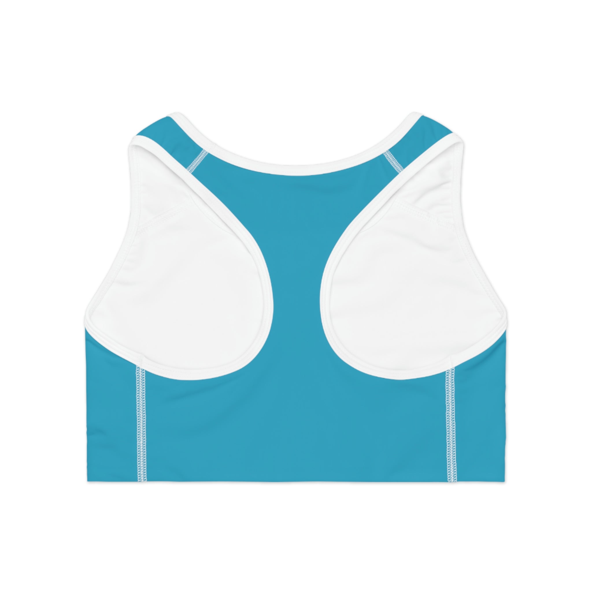 Turquoise Jolly Bear Sports Bra