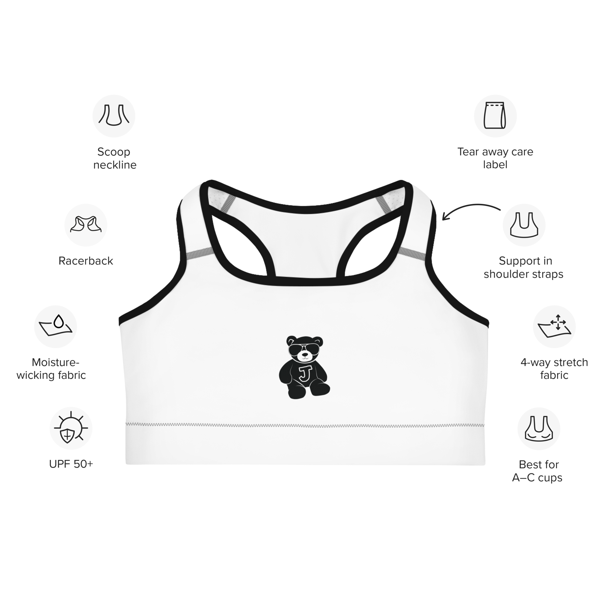 Jolly Bear Sports bra